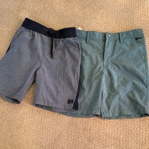 Billabong Kids Navy and Teal Shorts Set